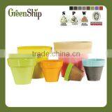 Home Decorative Coated Plastic Flower Pots thumbnail-1