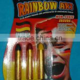 fans safe face paint crayon, safety face paint stick for kids and adult use
