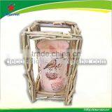 Christmas Wooden Lantern With Drawing thumbnail-1