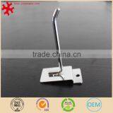 4-Inch Chromed Slatwall Metal Hooks With Stabilizer and Double Hook Clips, Black thumbnail-4