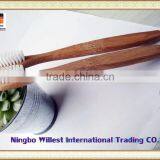 Bamboo Toothbrush With White Soft Bristle Oral Hygiene Product thumbnail-4