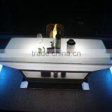 Stainless Steel Leg Illuminate Small Party Led Bar Counter With IR Remote Control