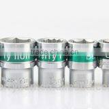 Berrylion Dual Color Surface 1/2" Hexagon Socket Cr-v Socket thumbnail-3