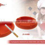 ZY-E3058 Hot Sale Eco Friendly Oval-shaped Cigar Cigarette Tray Silicone Ashtray thumbnail-1