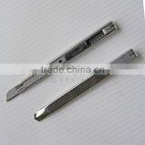 CN009 Art Knife Retactable Paper Cutting Knife With 9mm Stainless Snap off Blade thumbnail-1
