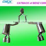 Hot Sale Tuning Exhaust Catback for Benz C200 thumbnail-1