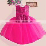 Little Baby Girls Dress Party Costume Bow Lace Sequins Flower Princess Tutu Dresses Children Clothes Kids Clothing thumbnail-1