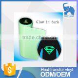 Low price jersey glow in dark heat transfer vinyl film for t shirt