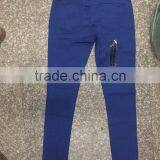 GZY Pure Blue Color New Pattern Jeans Pants For Women Stock 2017 thumbnail-2
