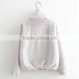 100%cotton Thick Warm Pullover Hoodie With Scarf thumbnail-1