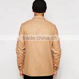 Shirt In Camel Wool Mix Wholesale Flannel Shirt China Manufacturer thumbnail-2