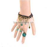 Hot Sale South Korean Jewelry Antique Lace Diamond Jewelry Sets Wholesale thumbnail-1