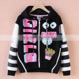 Girls Jackets Suits Full Printing 300grm Fleece Cheaper Suits KM0713 thumbnail-1