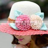 Zm40600b Cheap Price Custom Fast Delivery Straw Hat Pattern for Women thumbnail-2