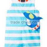 Applique Summer Wear Sleeveless Custom Infant Organic Cotton Newborn Cheap Wholesale Used Cute Animal Designer Baby Clothes thumbnail-3