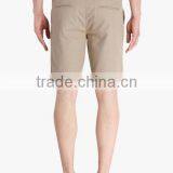 Men Woven Stylish Fancy Shorts Solid Beige Customized Shorts thumbnail-2