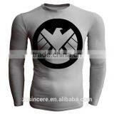 Men's Compression Long Sleeve T-shirt Running Cycling Base Tee Tops thumbnail-6