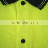Men's Fluorescent Two-tone Protective Reflective Generic Segmented Tapes UPF Bulk Safety Polo Shirt thumbnail-5