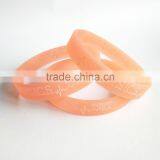 Wholesale Cheap Bulk Fashion Logo Print Silicone Slap Bands thumbnail-2