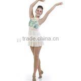 2016 - Girl's White Skirts With Muticolor Sequin Lycrial Ballet Romantic Dance Tutu Dress Costumes thumbnail-1