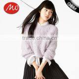 2017 Wholesale Customized Fashion Round Neck Sweaters Women's Pullover for Lady thumbnail-1