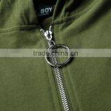 Cotton Short Sleeve Hoodie Army Greem t Shirt Men for Resale thumbnail-4