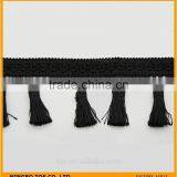 Black Cheap Garment Polyester Tassel thumbnail-1