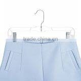 Clear Plastic Pant Laundry Hanger With Clip thumbnail-2
