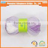 Knitted Yarns China Supplier Cheapest Wholesale Oeko Tex Certified 100% Acrylic Yarn, Space Dyeing Multicolor Yarn for Scarf thumbnail-2