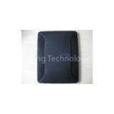 Pure Black color Apple iPad2 screen protector hard cases with UV and leather feel