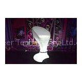 PE Plastic Counter Led Bar Stools Illuminated Furniture 16 Color Changing thumbnail-1