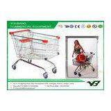 Mini Wire Steel Supermarket European Shopping Carts for Seniors Zinc Plated thumbnail-1