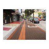 Outside Walkway Red Clay Paving Brick for Road Paving Smooth Face / Low Water Absorption