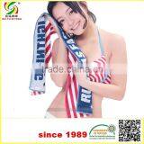 100% Cotton Unisex Adult Quick Dry Custom Sport Towels GYM Towel With Logo thumbnail-4