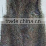Long Pile Faux Fur Vest thumbnail-1