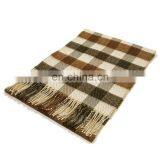 Fashional Pretty Soft Cozy Elegant Warm Popular Plaid Tatting Scarf thumbnail-3