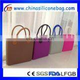 New Arrival Beach Bag Silicone Tote Bag for Lady Leather Tote Bag Purse and Handbag thumbnail-6