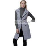 2015 Fashion Longline Lapel Collar Lady Jacket,custom Jacket,jacket for Women thumbnail-4