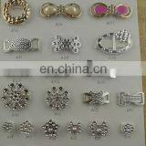 High Quality Plastic Shoes Accessories Rhinestone Shoes Flower Shoes Buckle