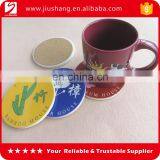 Waterproof Porcelain Coaster With Cork, Custom Design Round Ceramic Coaster thumbnail-1