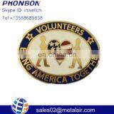 Custom Cheap Manufacture Professional Volunteers Lapel Pin thumbnail-1