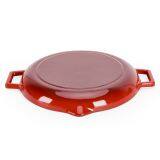 Cast Iron Cookware /Enamel Cast Iron Round Non-stick Grill Griddle Cooking Pan thumbnail-3