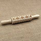 Laser Printing Wooden Rolling Pin,Made of Chinese Cherry