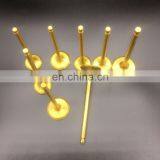 High Quality Wholesale Titanium Golden Coated Custom Light GR5 Pure Material Titanium Intake and Exhaust Valve Engine Valve thumbnail-6