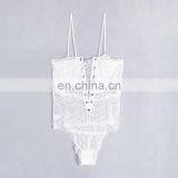 Sexy Women's Wear in Stock V-neck Lace Hollowed-out Onesie Lingerie thumbnail-7