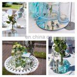 Wedding Decoration Glass Candle Holder Plates Table Mirror Candle Plate thumbnail-4
