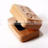 Custom Logo Varnished Wooden Wedding Ring Box,wedding Wooden Keepsake Boxes Quality Choice thumbnail-3