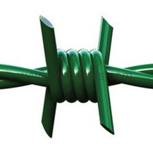 PVC Coated Barbed Wire    hot dipped galvanized barbed wire         barbed wire manufacturer