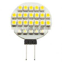 New G4 24 SMD LED Warm White Marine Light Car Bulb 12V 8W LED Car Bulb