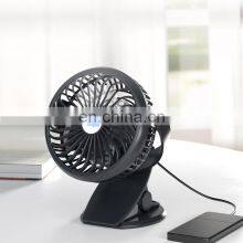 New Trending Mini Rechargeable Electric Table Clip Fan Rechargeable Portable Fan With USB Port for Cooling thumbnail-4